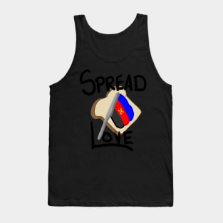 Spread Love: Polyamory Pride Toast Tank Top